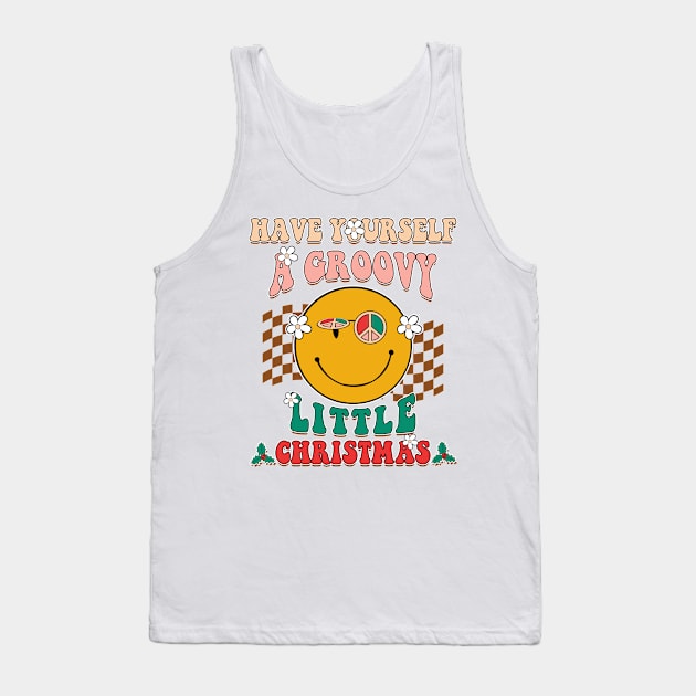 Have Yourself A Groovy Little Christmas Tank Top by EliseOB